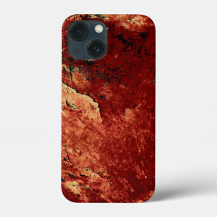 Red Painted Rock iPhone 13 Mini Hoesje