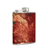 Red Painted Rock Heupfles (Rechts)