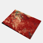 Red Painted Rock Wall Deurmat (Schuin)