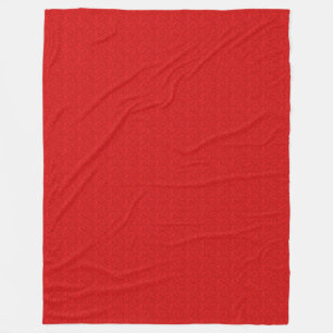 Red Paisley Fleece Deken