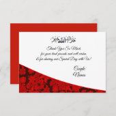 Red paisley Muslim merci (Devant / Derrière)