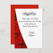 Red paisley Muslim merci (Devant / Derrière)