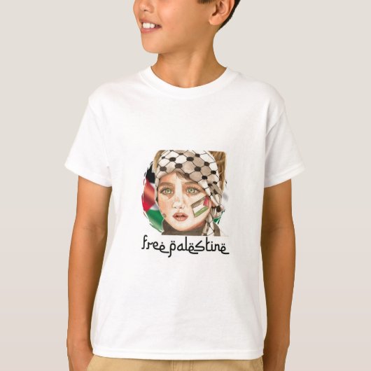 Red Palestina T-shirt (Voorkant)