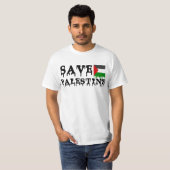 Red Palestina T-shirt (Voorkant volledig)