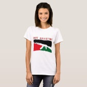Red Palestina T-shirt (Voorkant volledig)