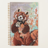 Red Panada Crystaline Vibes Art Planner (Voorkant)