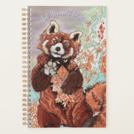 Red Panada Crystaline Vibes Art Planner
