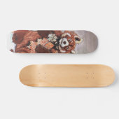 Red Panada Crystaline Vibes Art Skateboard (Horizontaal)