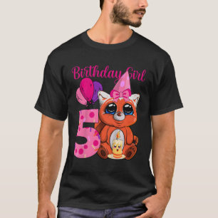 Red Panda 5th Ik ben 5 T-shirt