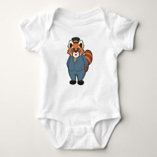 Red Panda als Groom met Pet Romper