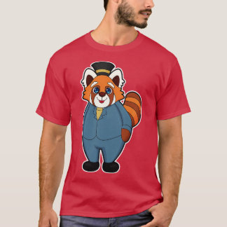 Red Panda als Groom met Pet T-shirt