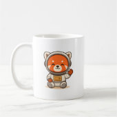 Red Panda Astronaut Mokken | Schattigee ruimte Dri (Links)
