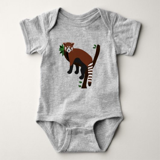 Red Panda Baby Bodysuit (Voorkant)