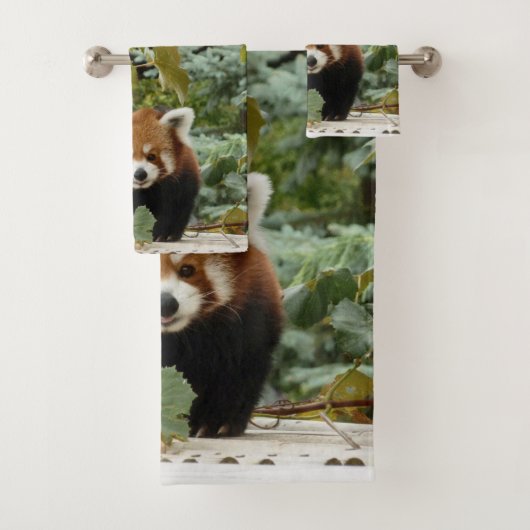 Red Panda Bad Handdoek (Insitu)