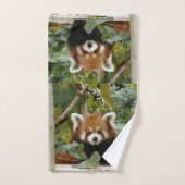 Red Panda Bad Handdoek (Handdoek)