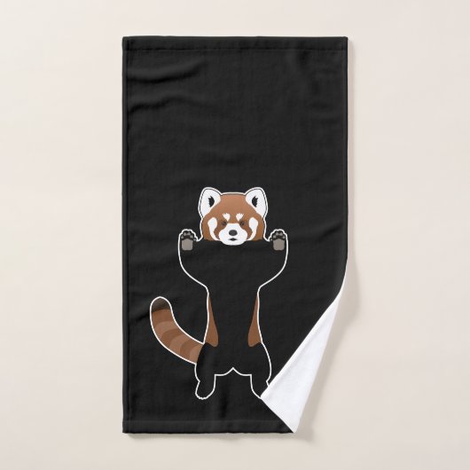 Red Panda Bad Handdoek (Handdoek)