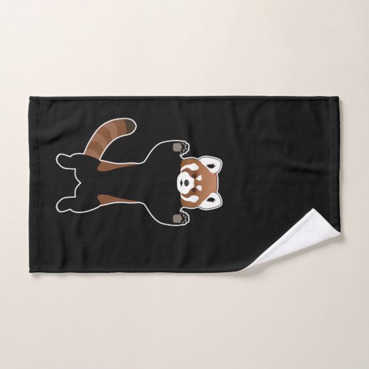Red Panda Bad Handdoek (Handdoek)