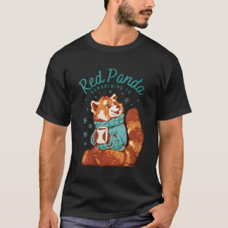 Red Panda Bambrewing Company Koffie T-shirt