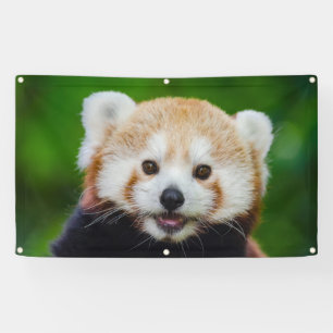 RED PANDA Banner MET GROMMETS