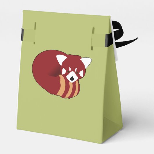 Red Panda Bedankdoosjes (Achterkant)