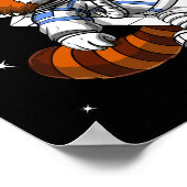 Red Panda Beer Space Astronaut Poster (Hoek)