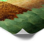 Red Panda berg - Afdruk poster (Hoek)