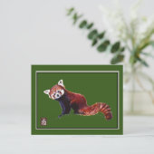 Red Panda Briefkaart (Staand voorkant)