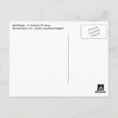 Red Panda Briefkaart (Achterkant)