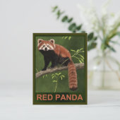 Red Panda Briefkaart (Staand voorkant)