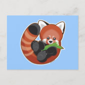 Red Panda Briefkaart (Voorkant)