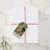 Red Panda Cadeaulabel (Met Touw)