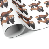 Red Panda Cadeaupapier (Rol Hoek)