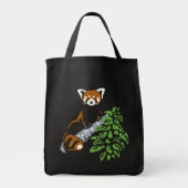 Red Panda Canvas tas (Voorkant)