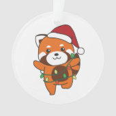 Red Panda Christmas Winter Animals Red Pandas (devant)