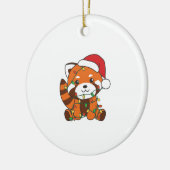 Red Panda Christmas Winter Animals Red Pandas Keramisch Ornament (Links)
