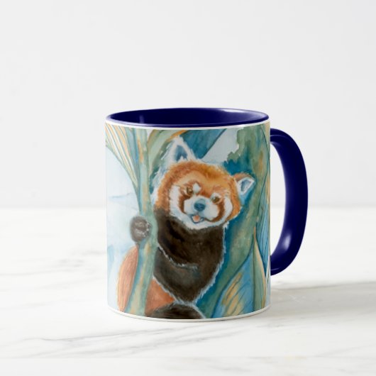 Red Panda Coffee Mok (Voorkant rechts)