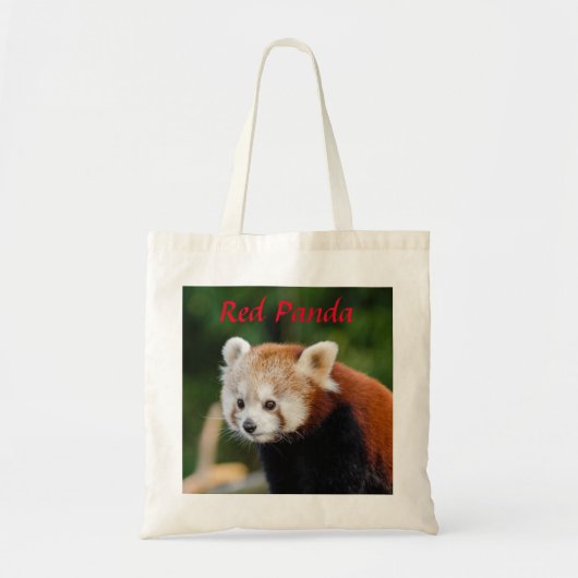 Red Panda Cute Photo Tote Bag (Voorkant)