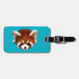 Red Panda Design Bagagelabel