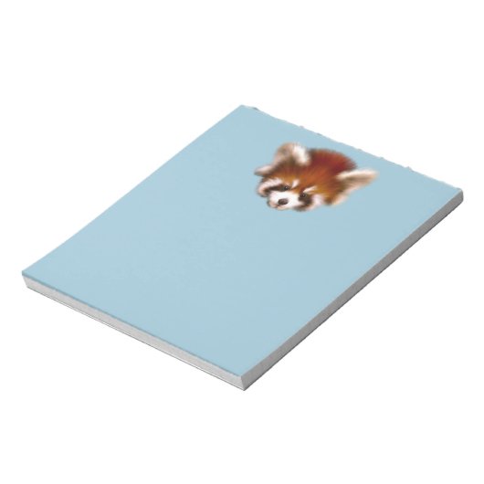 Red Panda Design Notitieblok (Gedraaid)
