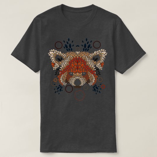 Red Panda Face T-shirt (Design voorkant)