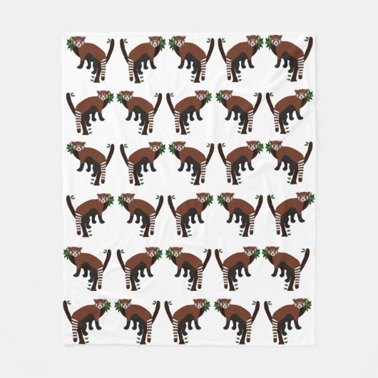 Red Panda Fleece Blanket (Voorkant)