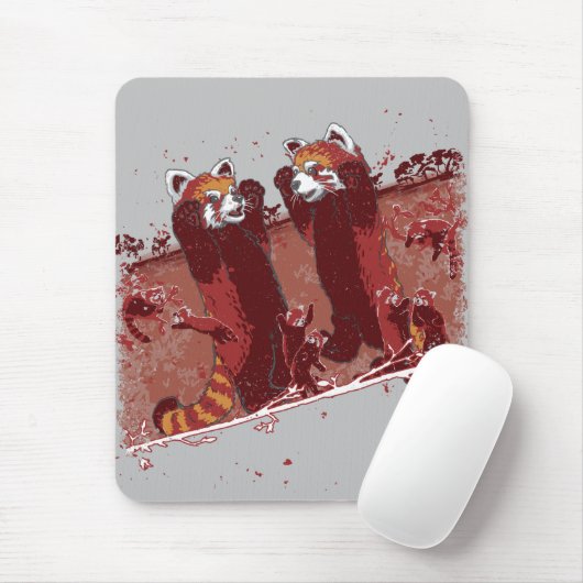 Red Panda Fury Muismat (Met muis)