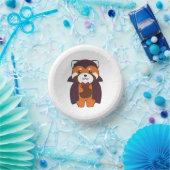 Red Panda Halloween Cute Devil Vampire Costume Papieren Kommen (Feest)