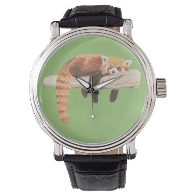 Red Panda horloge (Voorkant)