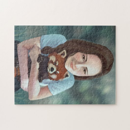 Red Panda Hug Legpuzzel (Horizontaal)