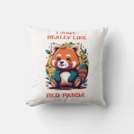 Red Panda, ik hou echt van Red Panda Kussen