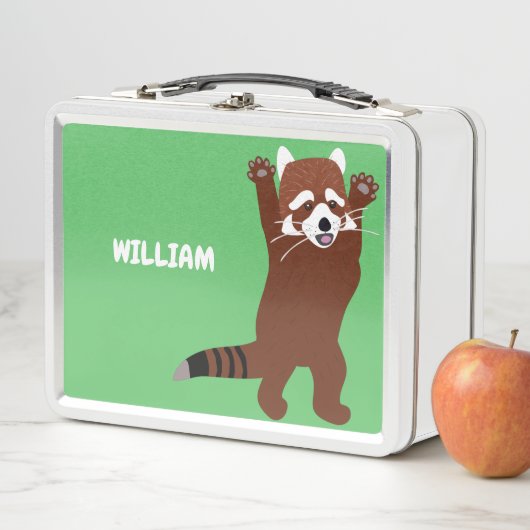 Red Panda Illustration Custom Personalized (In situ)