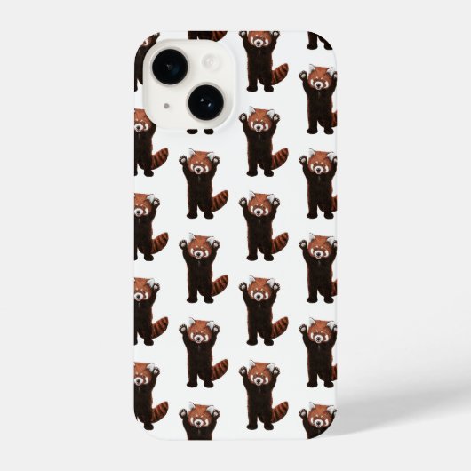 Red Panda iPhone Case iPhone Hoesje (Achterkant)
