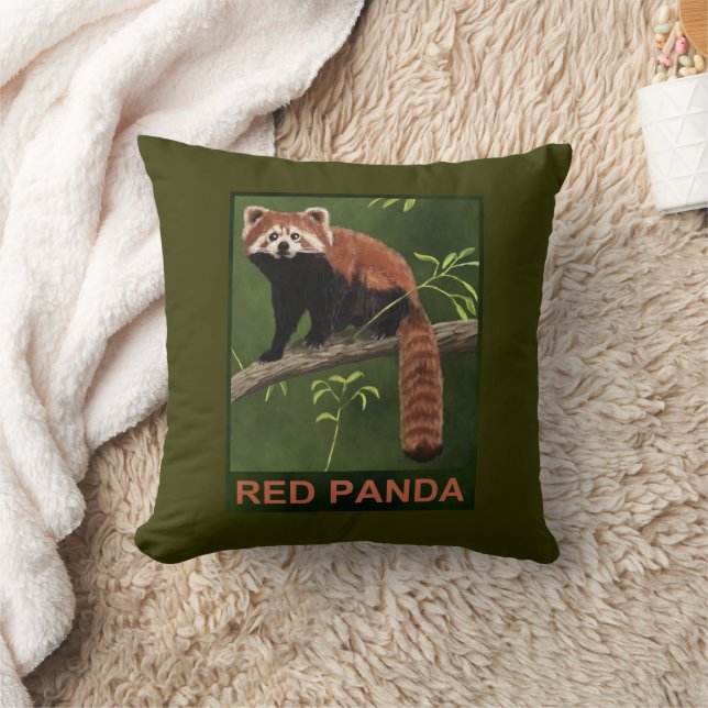 Red Panda Kussen (Deken)