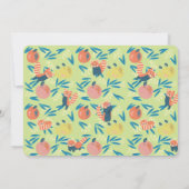 Red Panda Light Green 1er anniversaire Invitation (Dos)